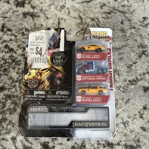 Jada 31125 Transformers 3 Pack Nano Hollywood Rides Die-Cast Vehicles Series 1